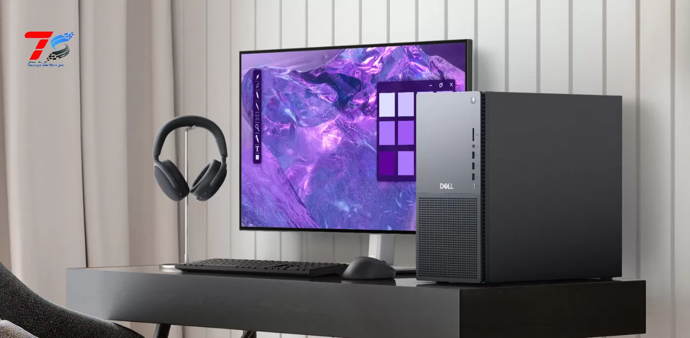 Máy tính để bàn Dell Tower Plus (DTP-U7-16-512G) - Intel Ultra 7/16G/SSD 1TB/VGA 8G/W11SL/1Y